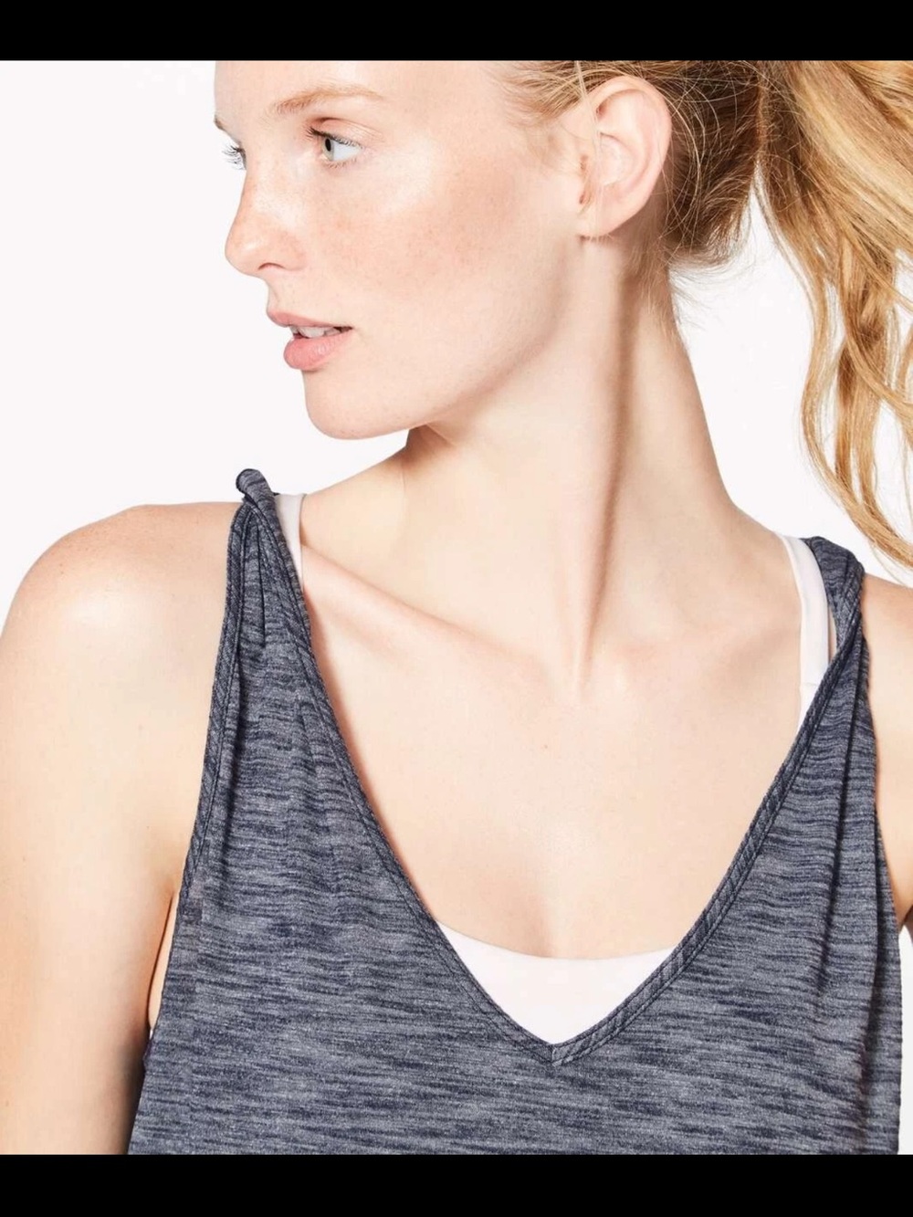 Lululemon Do The Twist Tank Heathered Gray